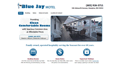 Desktop Screenshot of bluejaymotelnh.com